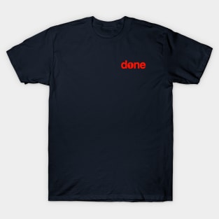 Done Red T-Shirt